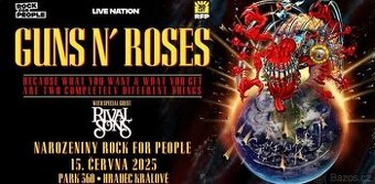 Vstupenky na Guns'n Roses na Rock for people