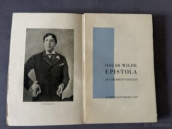 Wilde, Oscar: Epistola in carcere et vinculis, 1933 - 1
