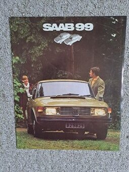 Prospekt automobilu SAAB 99, dobový pro TUZEX