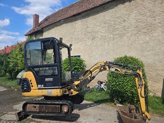 Caterpillar 301.8 roztahovací podvozek vaha 1.8t 3x lžíce sv