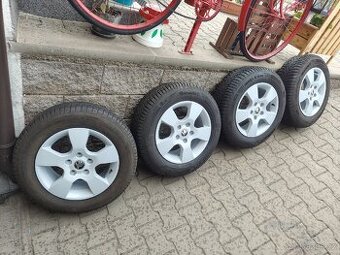 ALU disky originál Škoda 5x112 r15 (sada č.5)