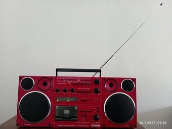 Rádio Tesla Condor červený
