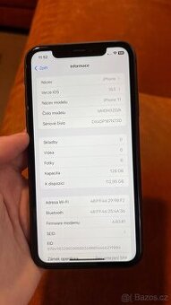 Prodám černý iPhone 11 128GB - super stav