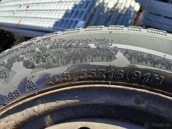Zimní pneu 205/55 R16 91H – sada 4 ks s disky