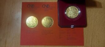 zlatá mince ČNB 5000Kč Olomouc,b.k.
