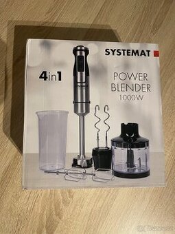 Multifunkční tyčový mixér SYSTEMAT 4in1 POWER BLENDER 1000W