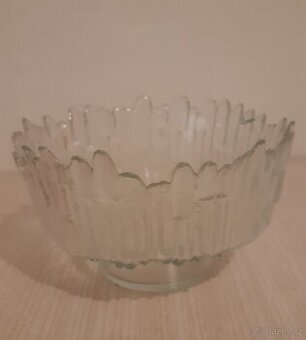 Lisovaná mísa Ledovec-Pavel Pánek-Union Glass