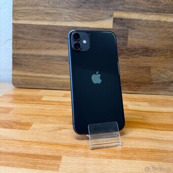 IPhone 11 128GB černý, 100% baterie (rok záruka)