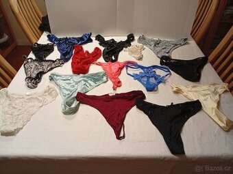 Prodám vyřazené prádlo - tanga - 17 ks