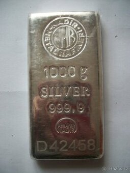 Nadir Metal Stříbrný slitek 1 kg - 1
