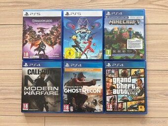Prodám originální hry na PlayStation PS4/ a PS5