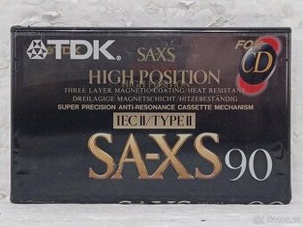 TDK SA-XS90 SA-XS90EB CHROM Retro Audiokazeta