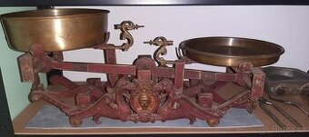 Starožitná Rakousko-Uherská váha Draci 10kg system hecht