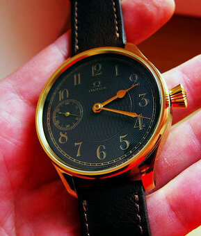 OMEGA 1920 švýcarské luxusní pozlacené náramkové hodinky