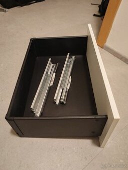 BESTÅ Rám zásuvky, 60x15x40 cm + výsuv + čelo