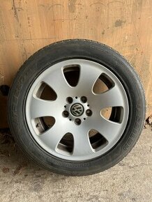 Sada ALU KOL 17" 5X120 8J ET24 s pneu 225/55 R17 letní