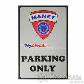 Prodám plechová tabulka Manet Korado vyhrazené parkování
