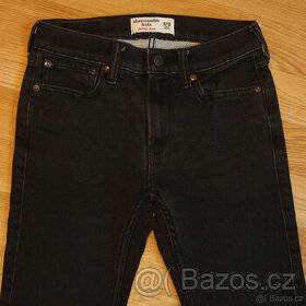 Abercrombie černé jeans kalhoty vel. 152 jako NOVÉ