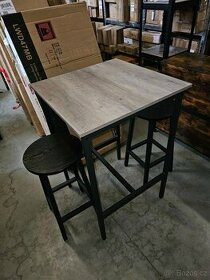 Nový barový set - stůl + 2x židle