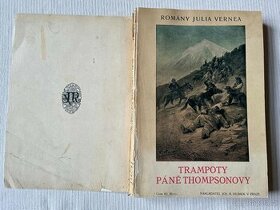 Verne: Trampoty páně Thompsonovy, Vilímek, 1925, originální - 1