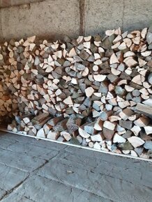 Měkké štípané dřevo 35cm PRMR (rovnané)