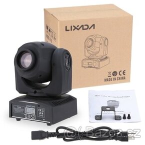 LED spot otočná hlava Lixada Light RGBW Stage světlo