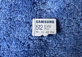 Paměťová karta Samsung MicroSDXC 512GB EVO Plus + adaptér