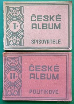 České album - spisovatelé, politikové - 1