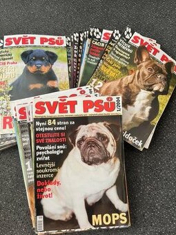 Psí časopisy ve výborném stavu