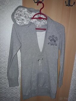 Mikina s kapucí prodloužená ,značka HIGH SCHOOL-vel-122/128