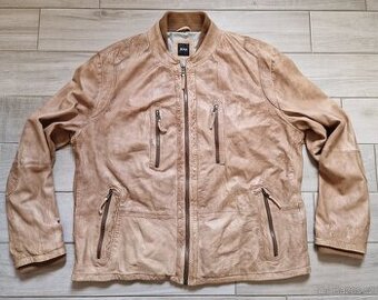 Pánská kožená bunda Hugo Boss velikost 62 (2XL) c640