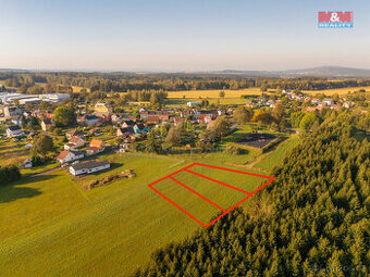 Prodej pozemku k bydlení, 1000 m², Krásná, Aš