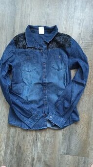 Džínová košile vel. 164 zn.H&M