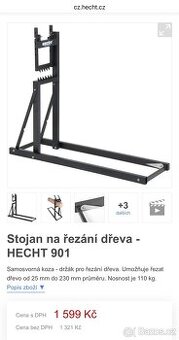 Prodám Stojan na řezání dřeva