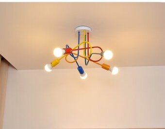 LED vícebodový lustr + nástěnné svítidlo zdarma