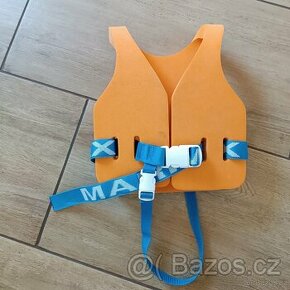 Plavecká vesta zn. MARIMEX, oranžová (2-5let)