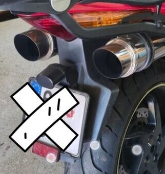 Laděný výfuk VFR 800