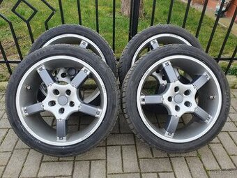Alu kola 5x112 r18 8j et35 zimni pneu 225/45/18