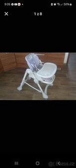 Jídelní židlička Caretero-zdarma