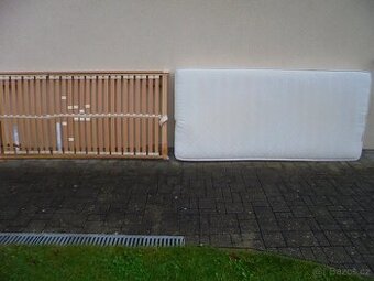 matrace + lamelový rošt 90x190