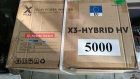 Měnič střidač Solax X3-Hybrid 5.0-D-E G2