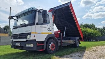 Mercedes-Benz Atego 1222 sklápač trojstr + hydraulická ruka