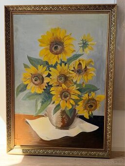 50 let stary olej obraz 110/79 zdarila kopie