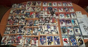 Hokejové kartičky NHL '90 v albumu