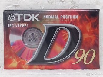 TDK D90 D-90EB Retro Audiokazeta