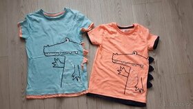 Sourozenecká trička vel 116 a 122