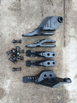 Zuby pro lopaty na stroje JCB 3 cx/4cx /2 cx + volvo BL