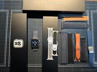 Apple Watch 7 45mm NIKE edition s přílušenstvím