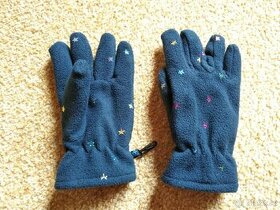 Fleecové rukavice 6-7let, nenošené