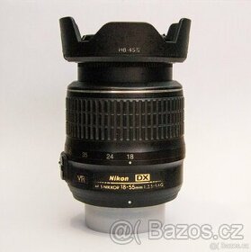 Nikon DX 18-55mm AF-S f/3.5-5.6G ED II + UV Filtr - 1